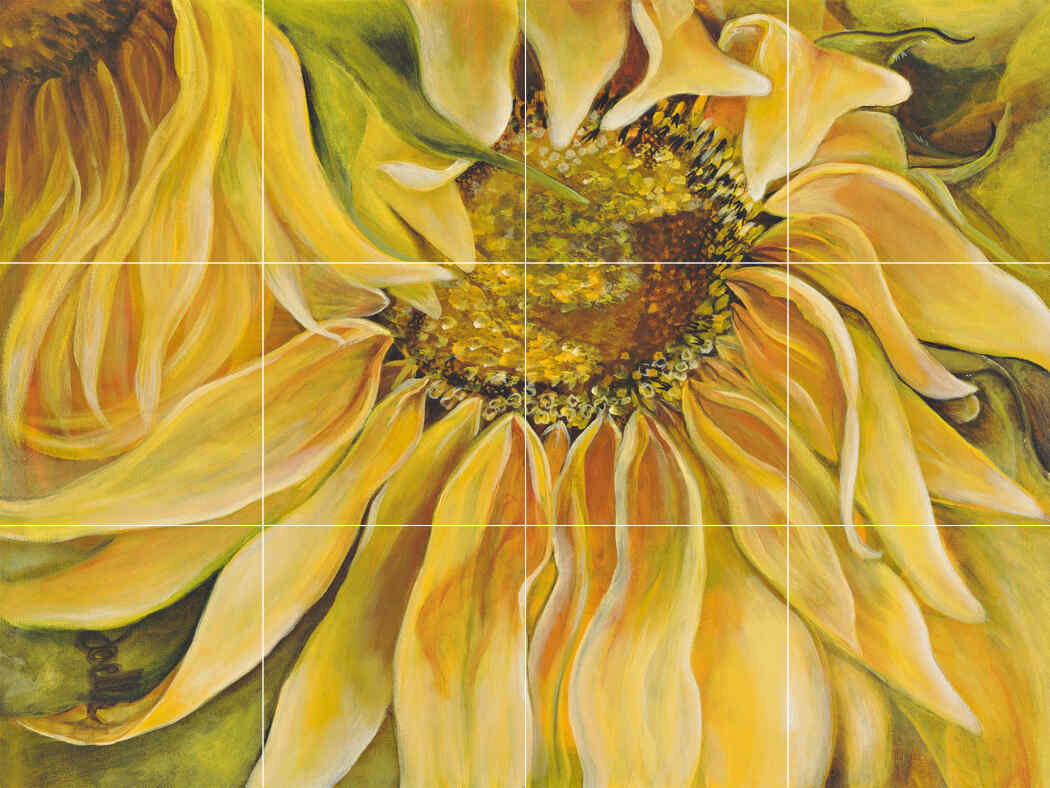 Sunflower – Affordable Tile Mural