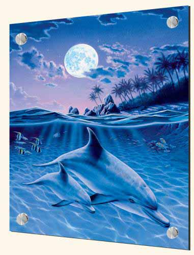 Mother and Baby Dophin-RK – Splashback Mural