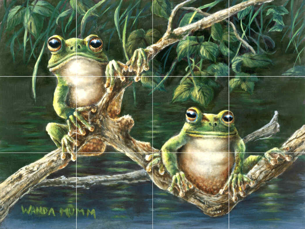 Frogs – Affordable Tile Mural