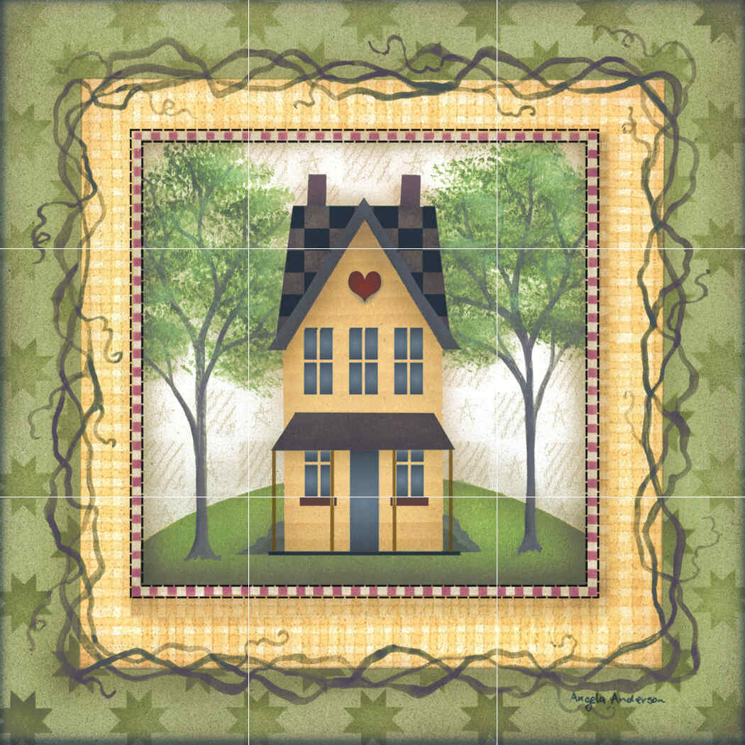 Folk House 1 – Porcelain Tile Mural