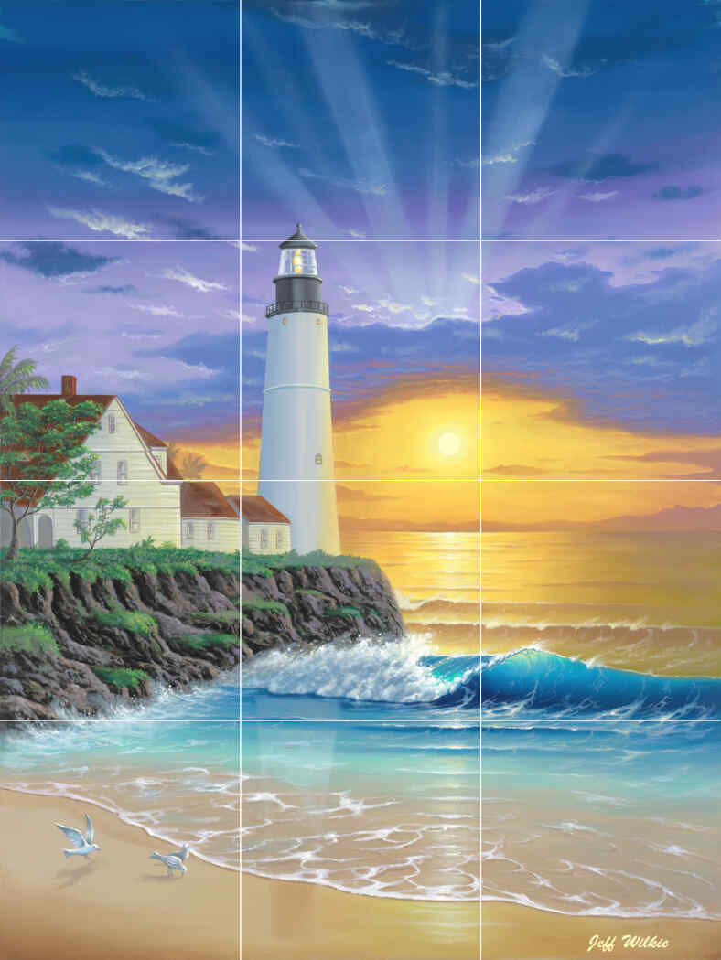 The Lighthouse – Porcelain Tile Mural