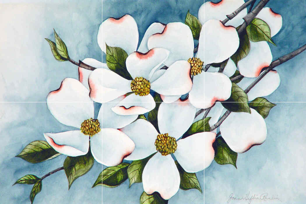 Dogwood – Porcelain Tile Mural