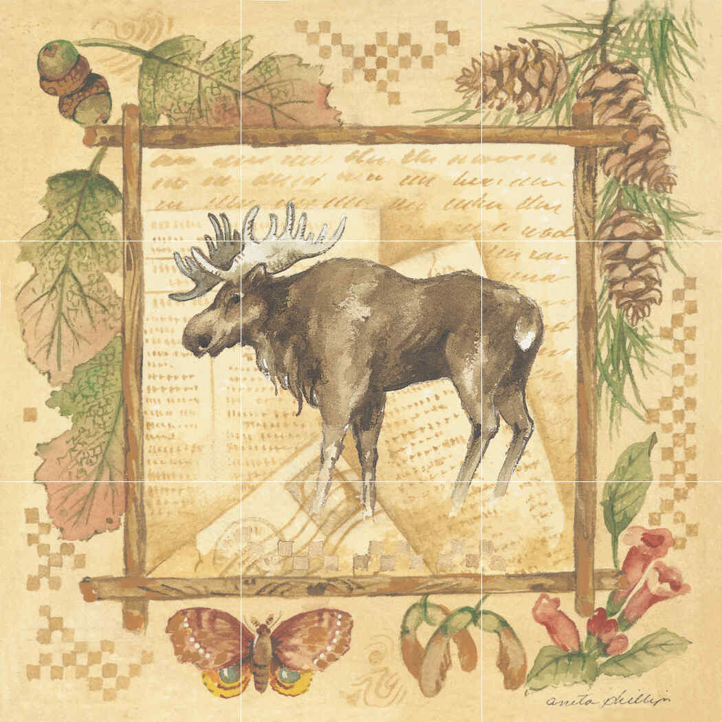 AP-Moose – Porcelain Tile Mural