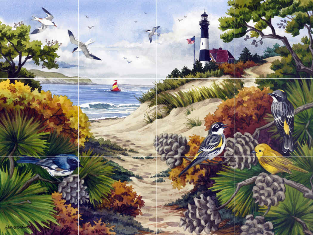 A Walk Through The Dunes-NW – Porcelain Tile Mural