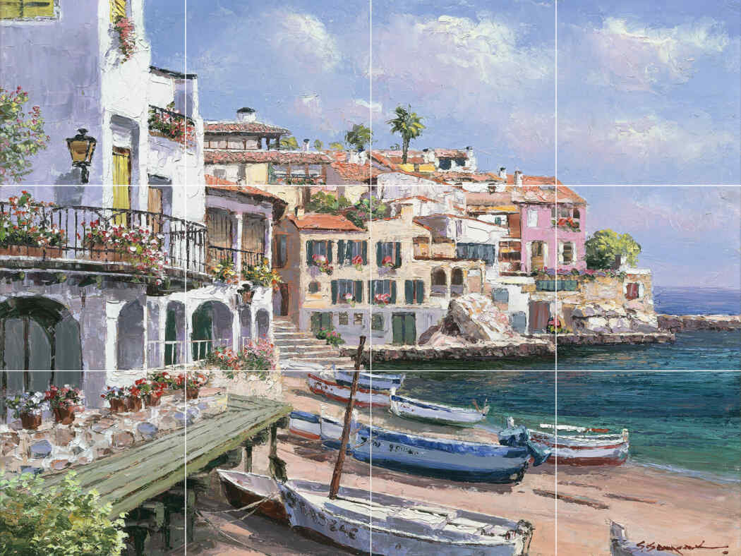 Calella – Porcelain Tile Mural