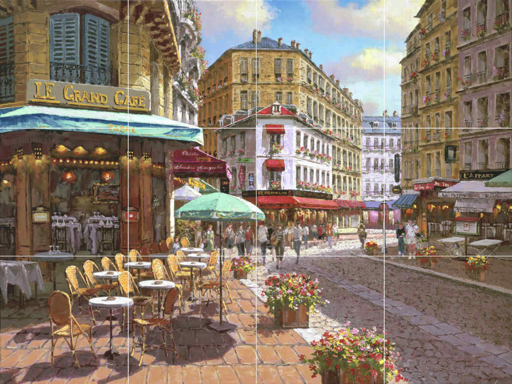 Le Grand Cafe – Porcelain Tile Mural