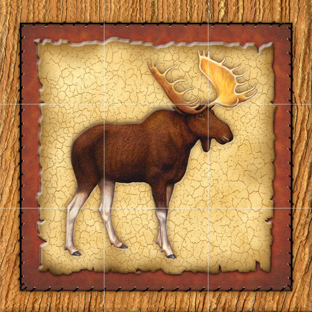 Lodge Moose 1 – Affordable Tile Mural