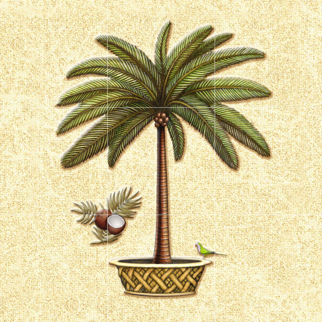 Coconut Palm 4 – Affordable Tile Mural