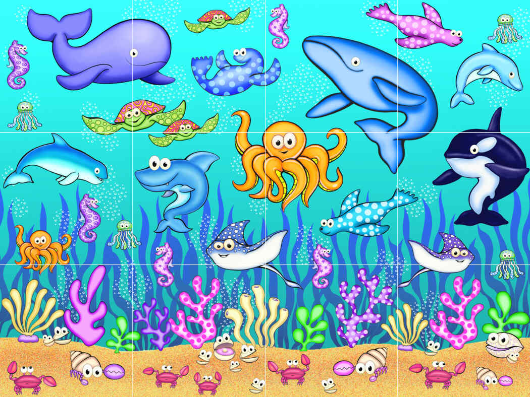 Under The Sea 2 – Affordable Tile Mural