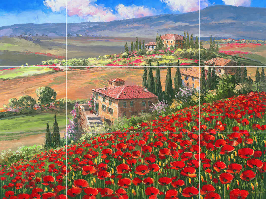 Tuscany Villa – Affordable Tile Mural