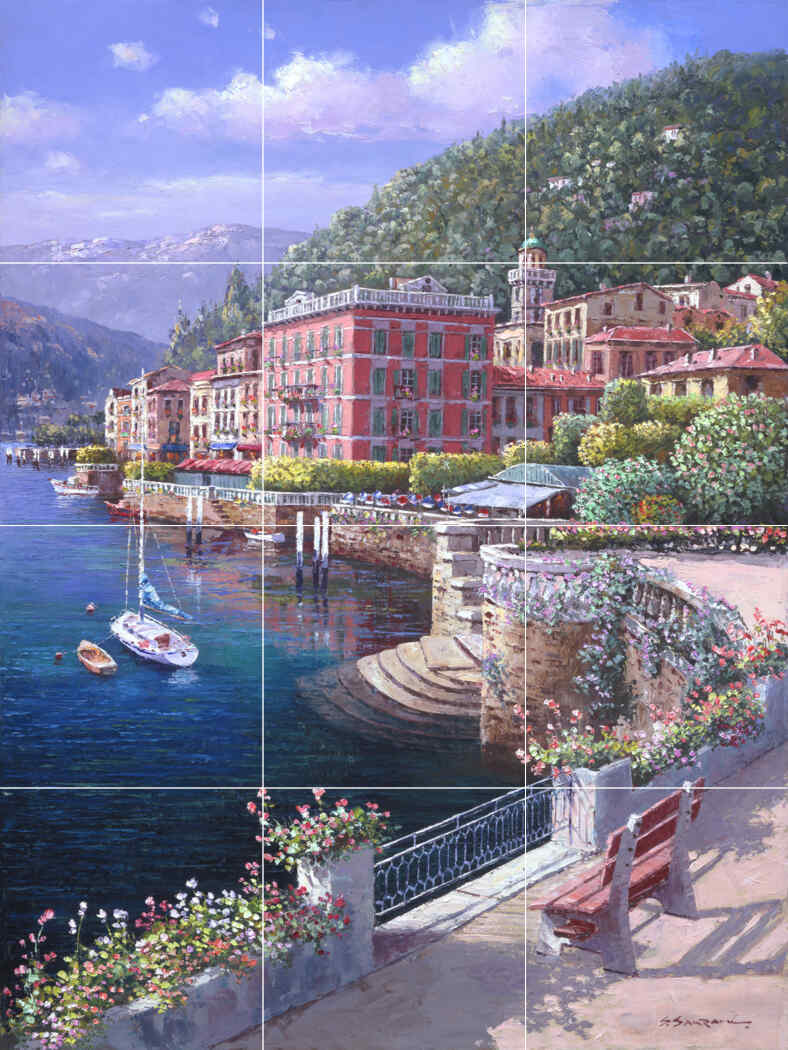 Lakeside at Bellagio – Affordable Tile Mural