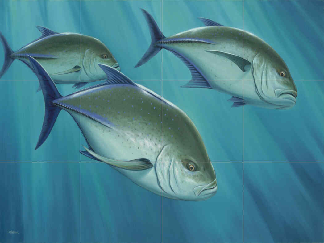 SH-Bluefin Gang – Affordable Tile Mural