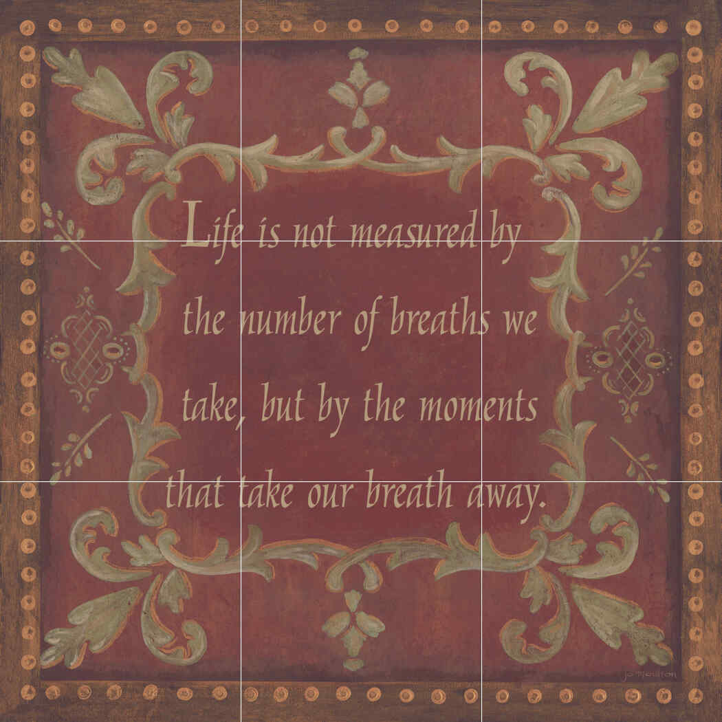 JM-Life is not Measured – Affordable Tile Mural