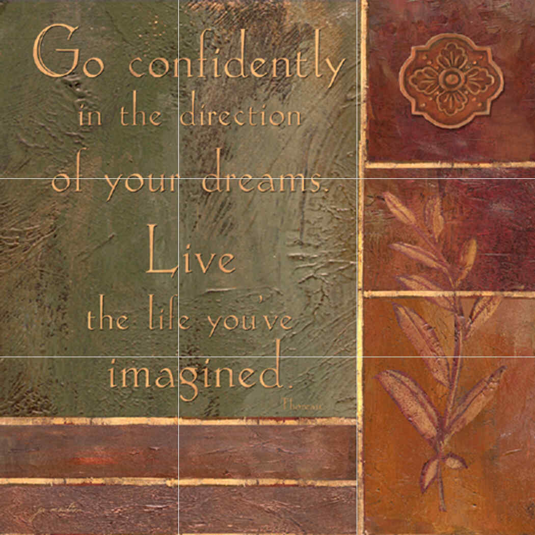 JM-Go Confidently – Affordable Tile Mural