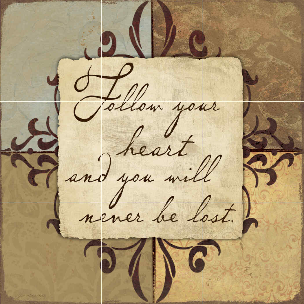 JM-Follow Your Heart – Affordable Tile Mural