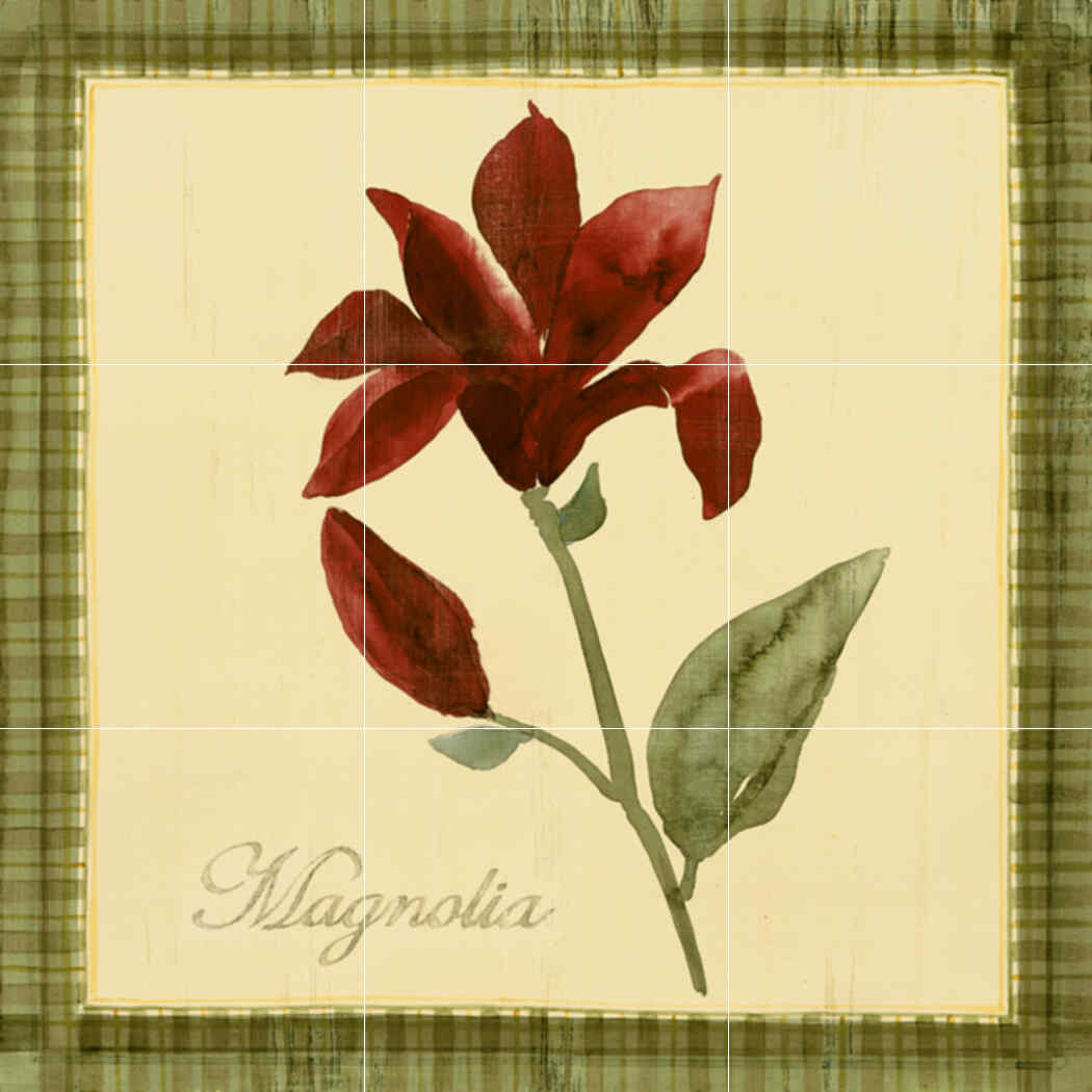 Magnolia-Y – Affordable Tile Mural