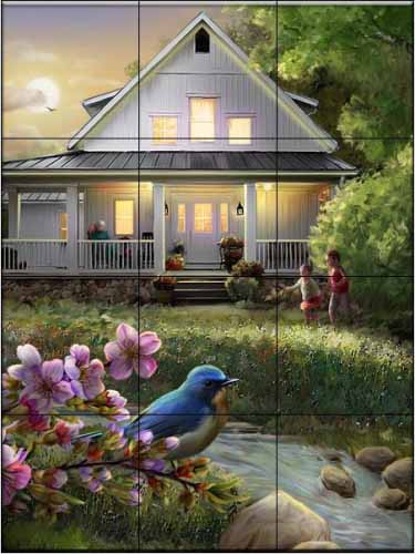 Summer Evening II – HP – Affordable Tile Mural