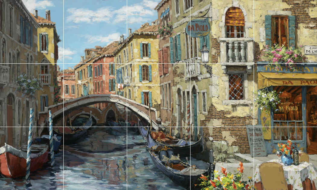 Reflections of Venice – SP – Affordable Tile Mural