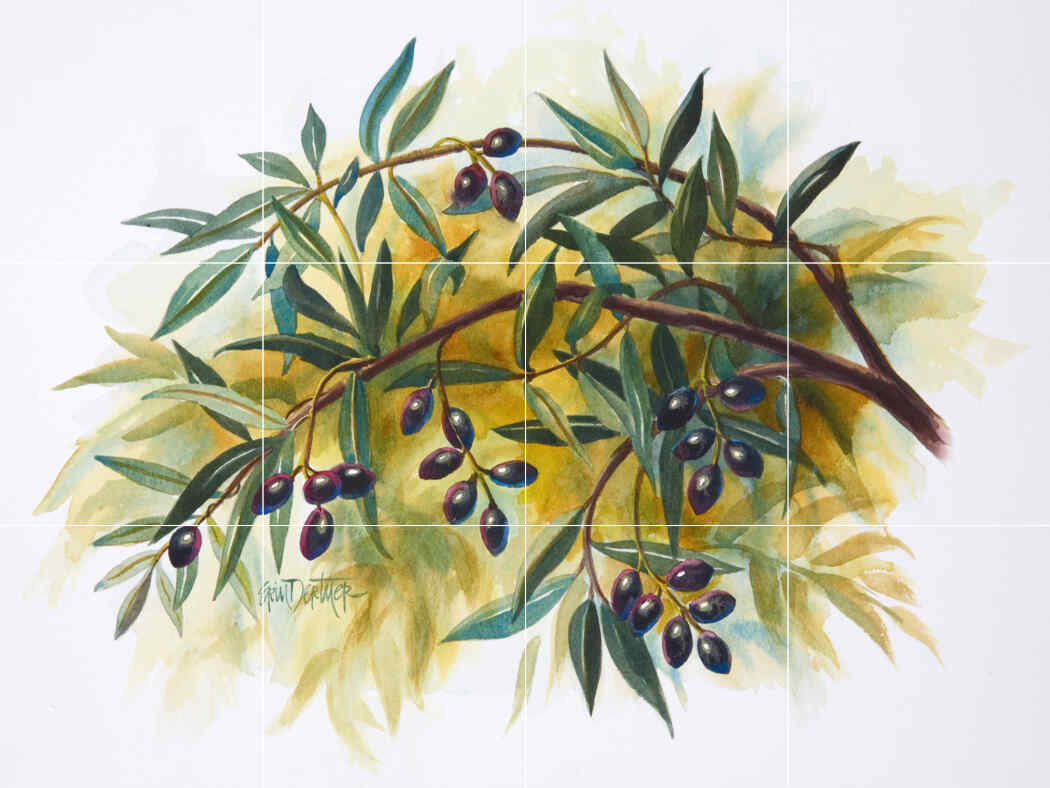 Olive Branch – ED – Affordable Tile Mural