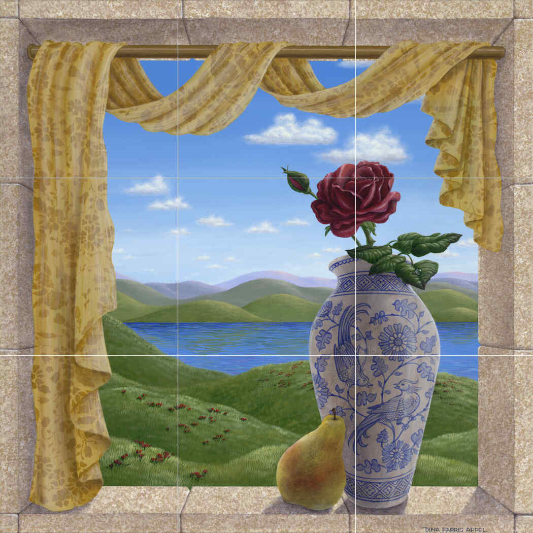 Petals, Partridge and Pear – DFA – Affordable Tile Mural