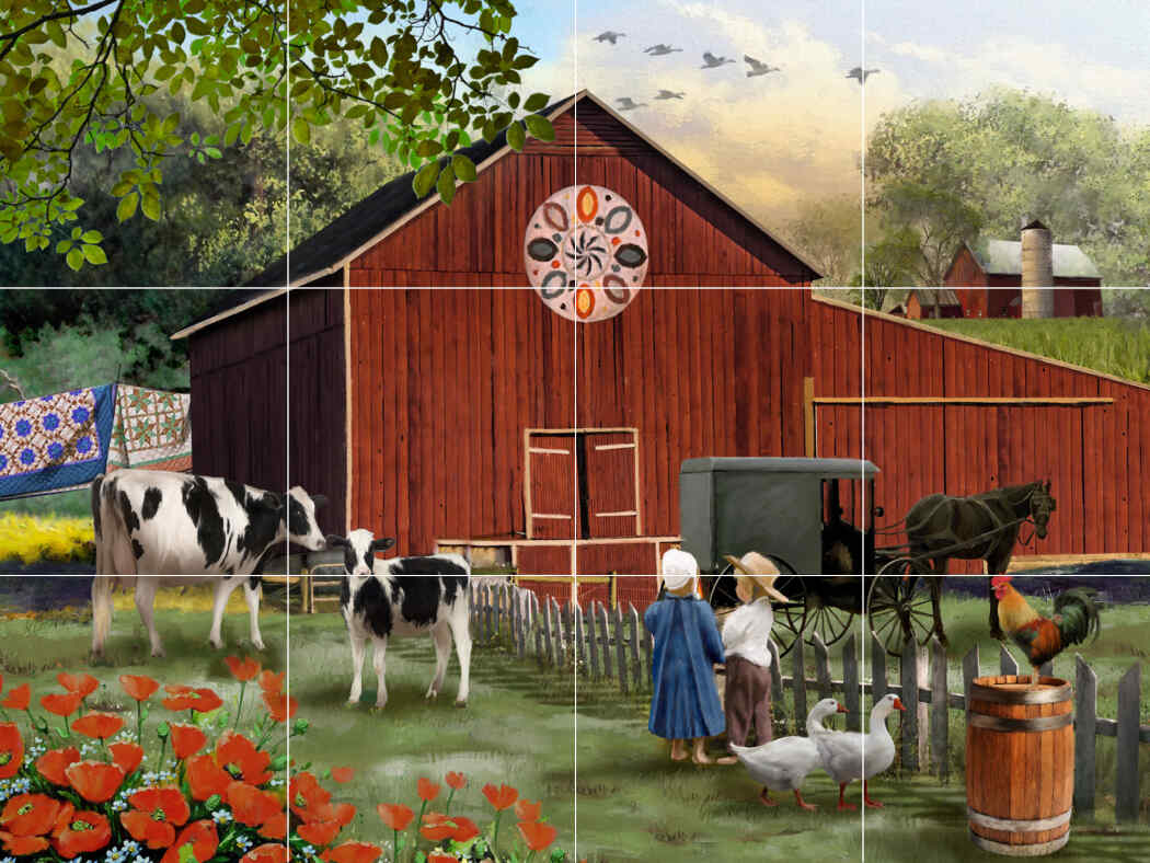 Country Serenity – TW – Affordable Tile Mural