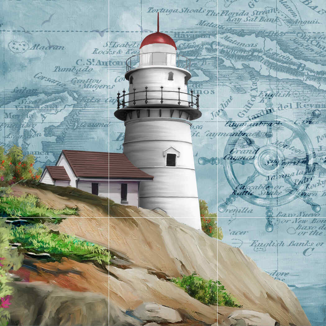 Lighthouse V – TW – Affordable Tile Mural