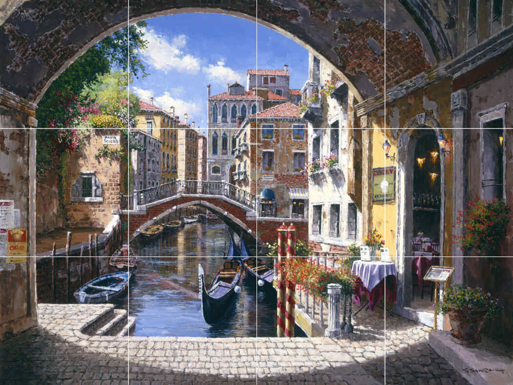 Archway To Venice – Affordable Tile Mural