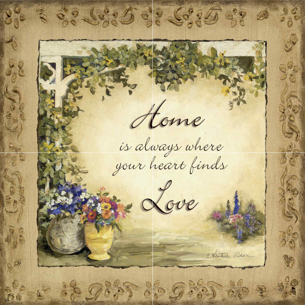 Home Sweet Home – Affordable Tile Mural