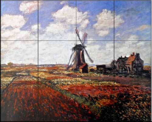 Tulips in Holland – Affordable Tile Mural